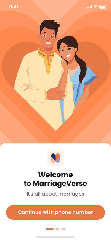 MarriageVerse App Mockup